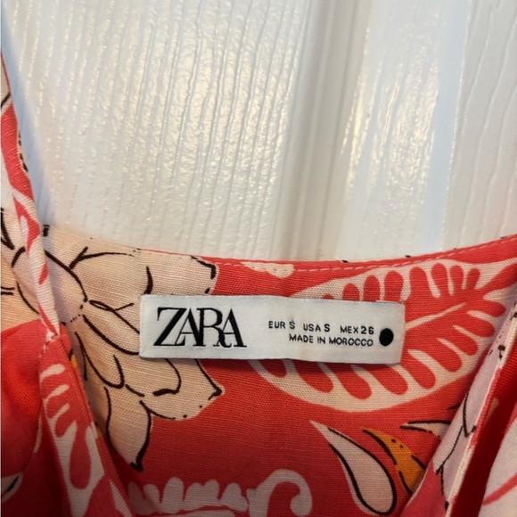 Zara Collection Cotton Linen Blend Bloggers Favorite Midi Dress - Picture 8 of 13